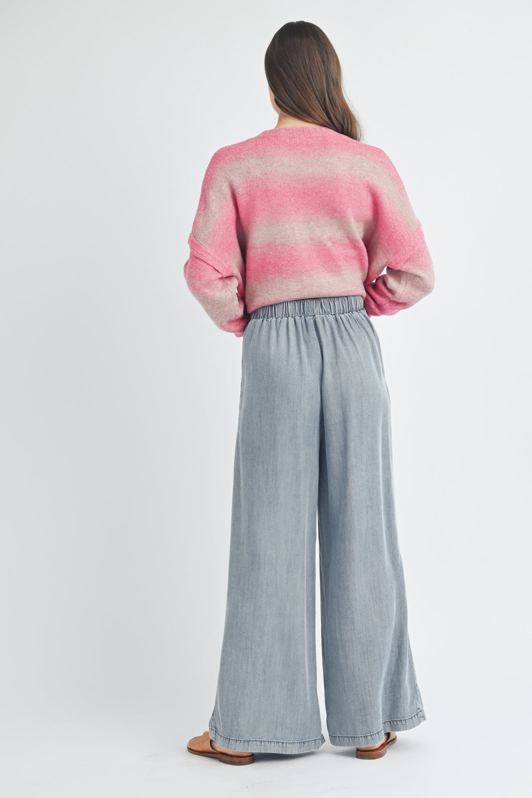 Pleated Pallazzo Pants
