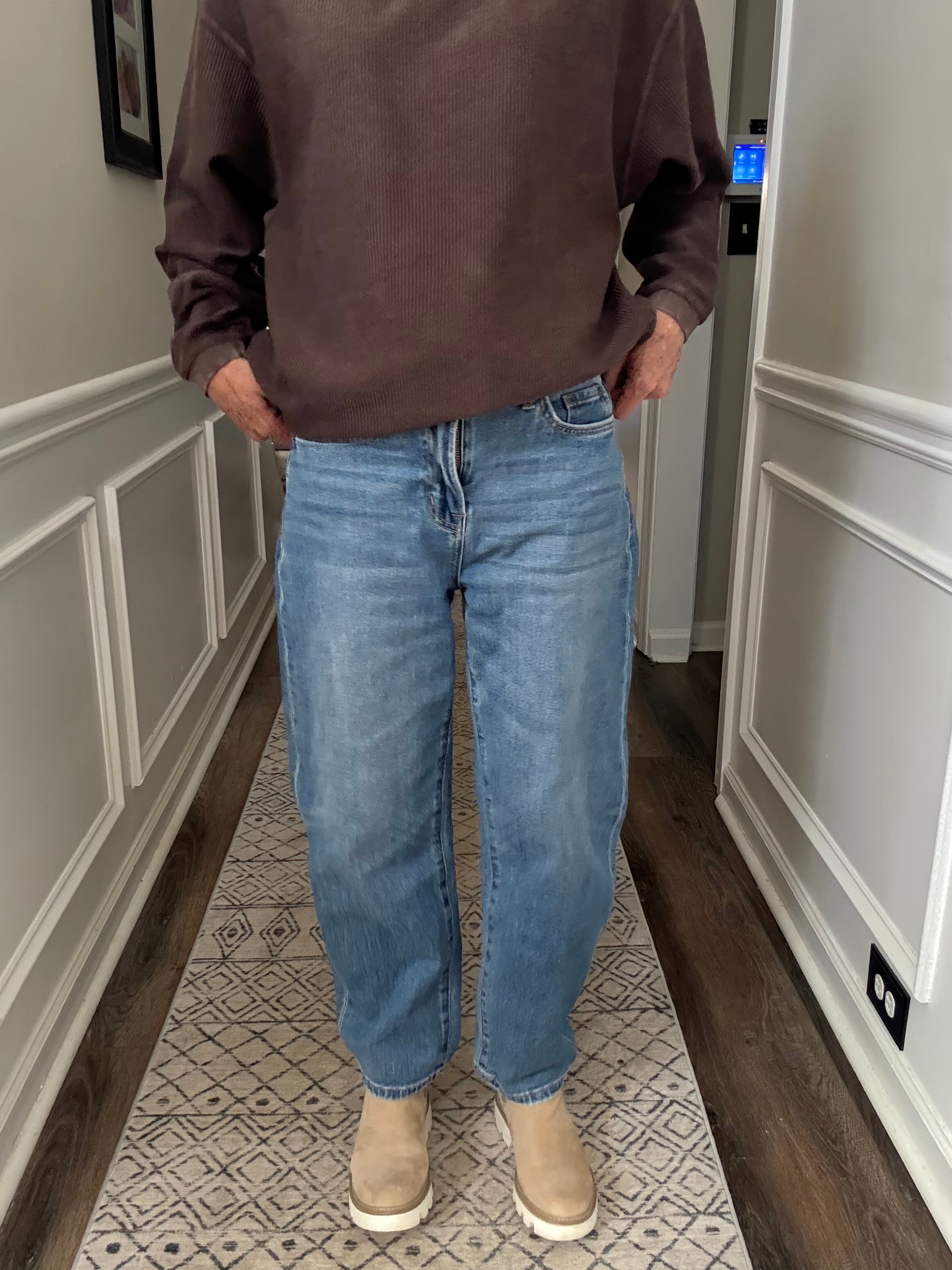 Vervet Brand Barrel Jeans