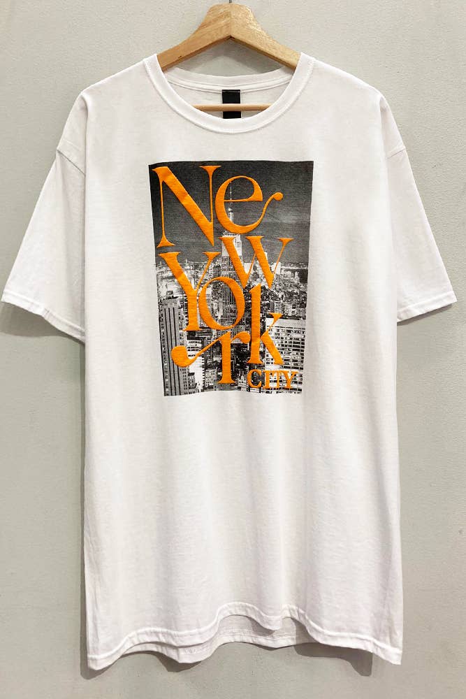 Puff-Print New York City Tee