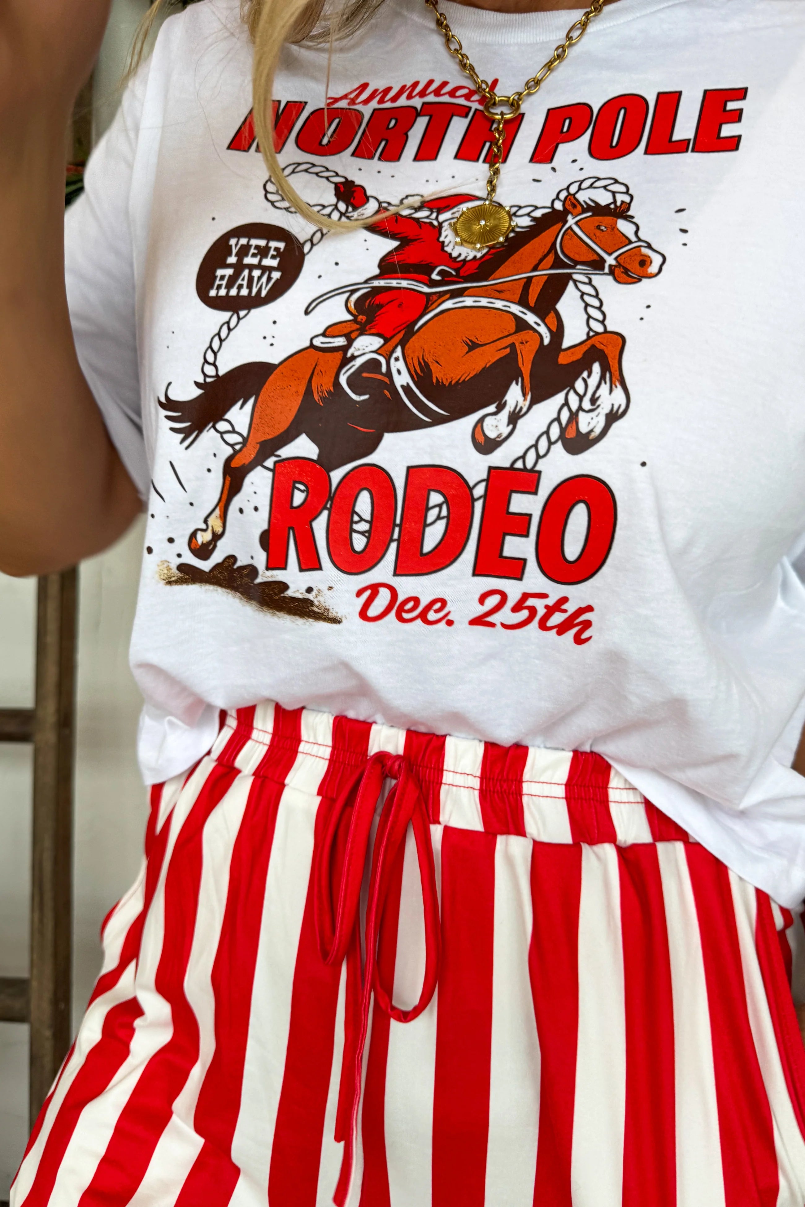 North Pole Rodeo Graphic Tee