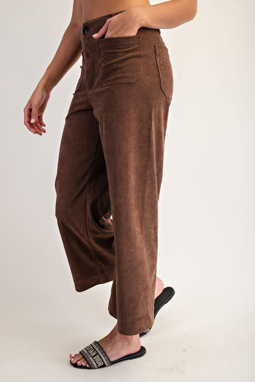 Corduroy Patch Pocket Pants