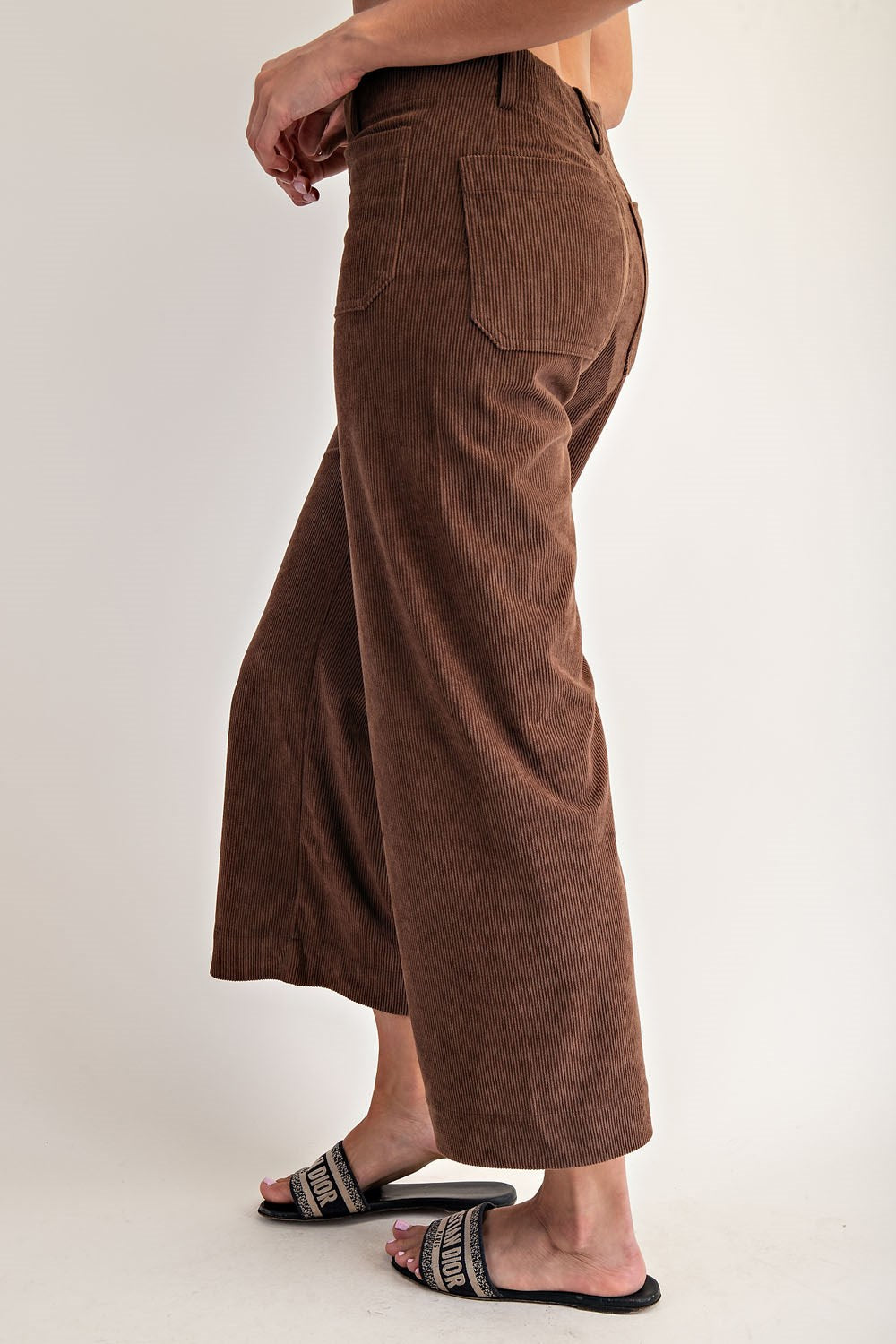 Corduroy Patch Pocket Pants