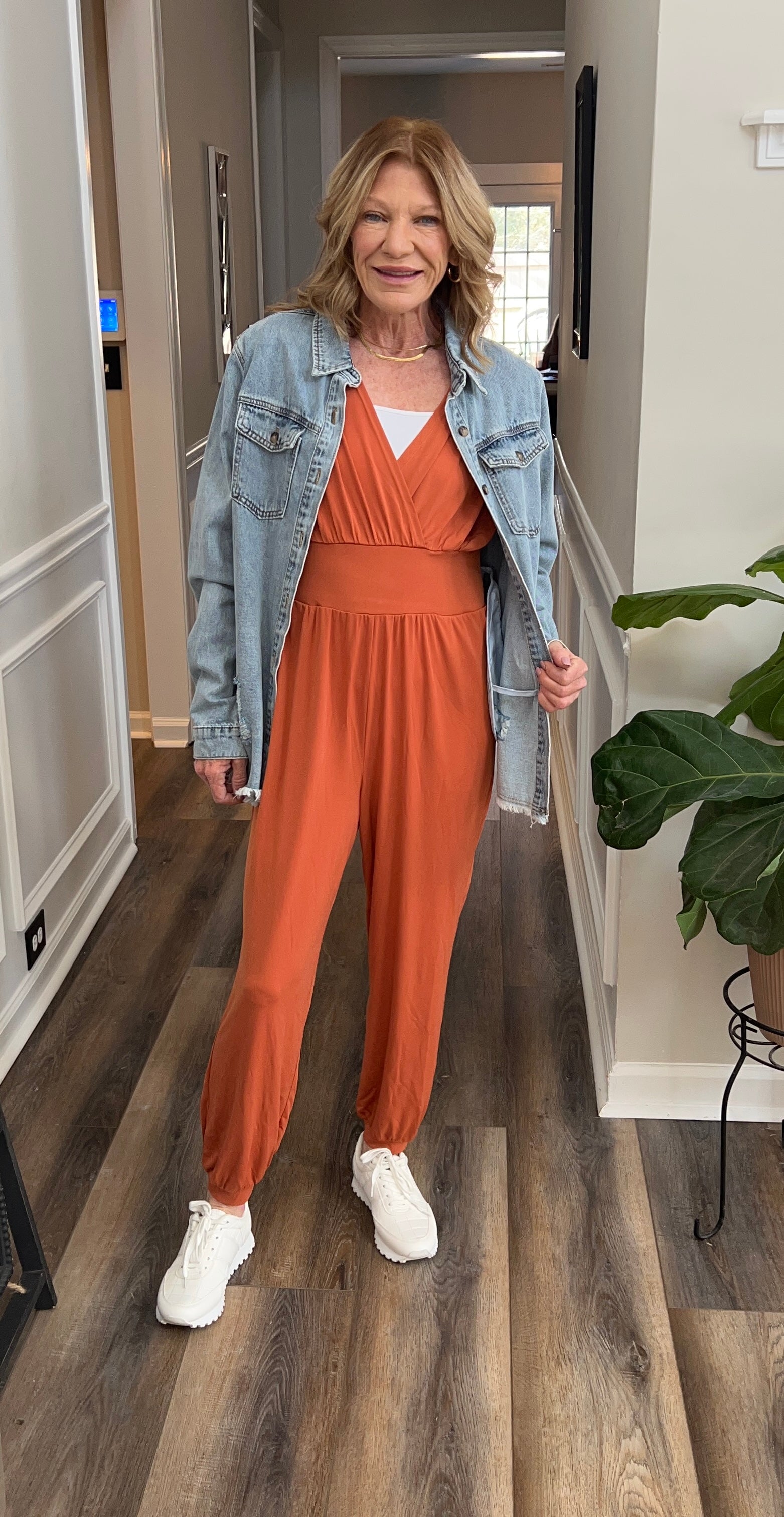 Jogger Jumpsuit in Clay