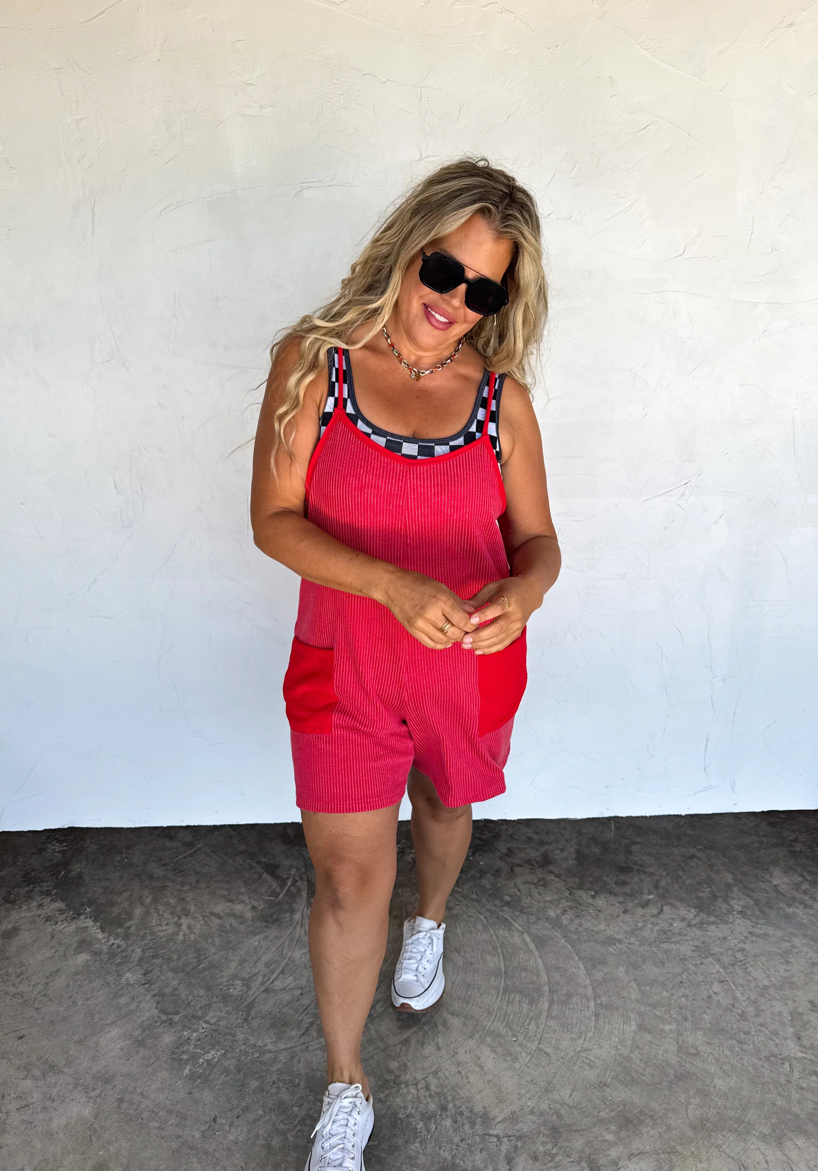 Ribbed Summer Romper