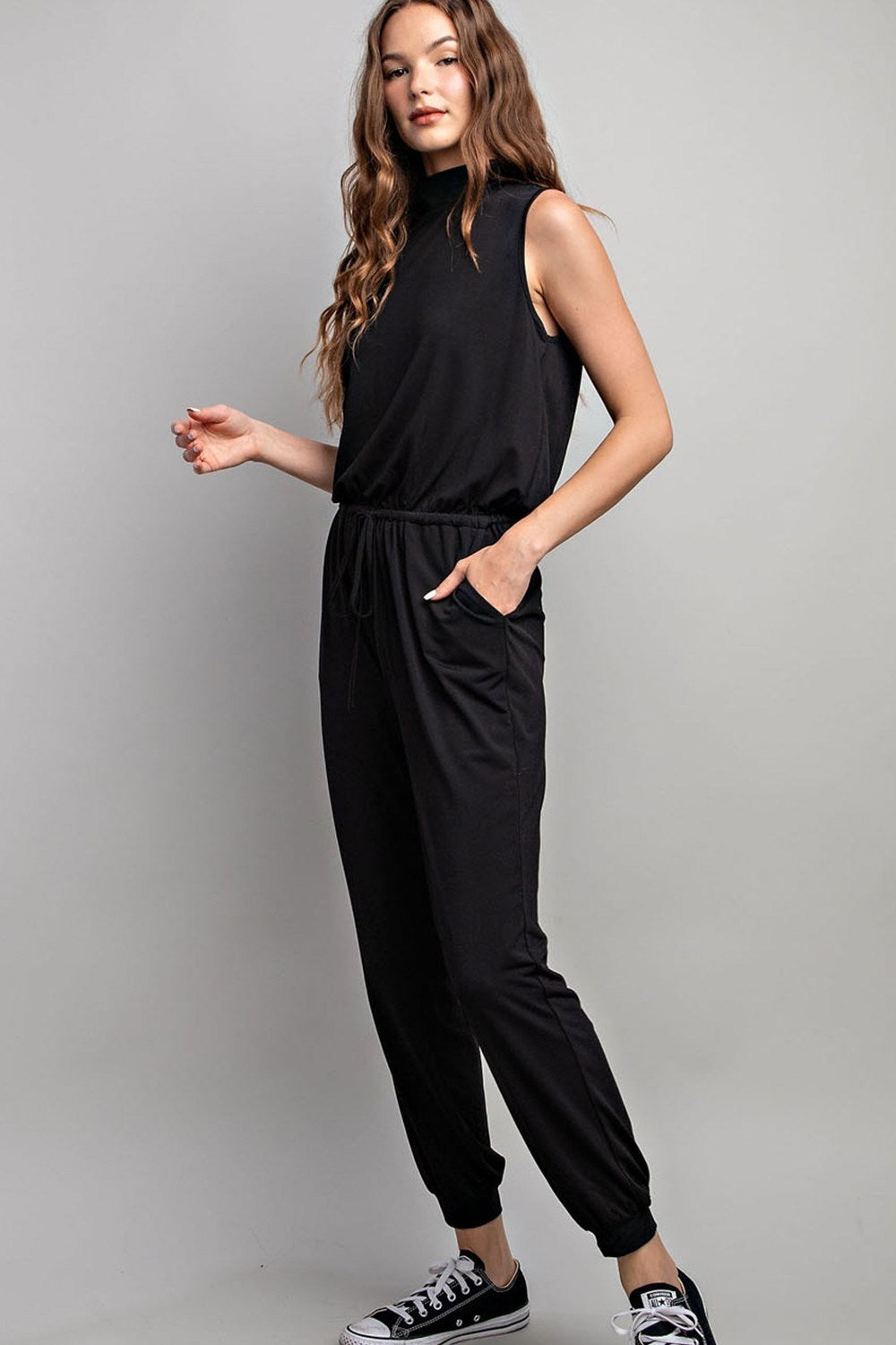 Mock neck Jumpsuit Jogger