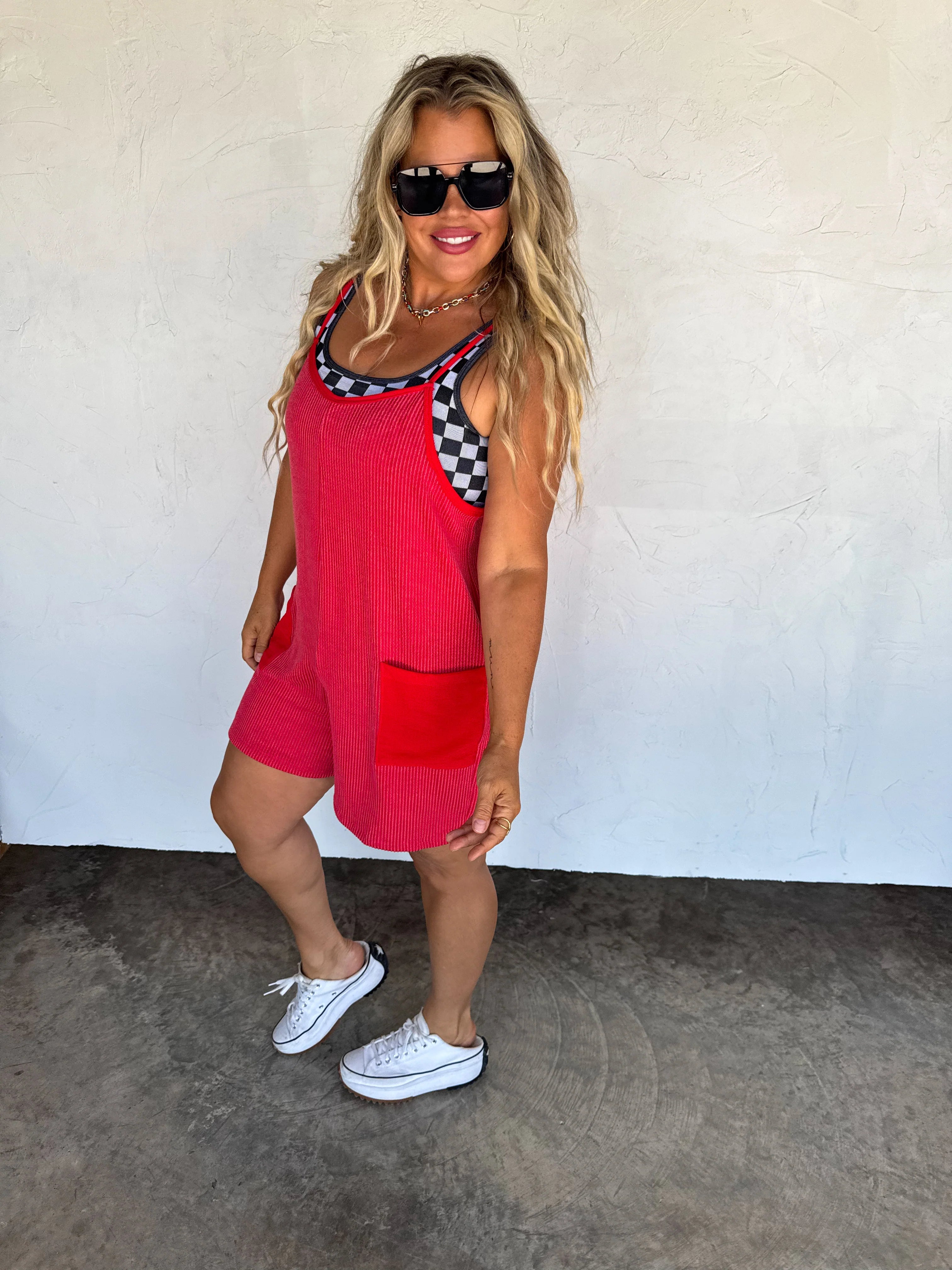 Ribbed Summer Romper