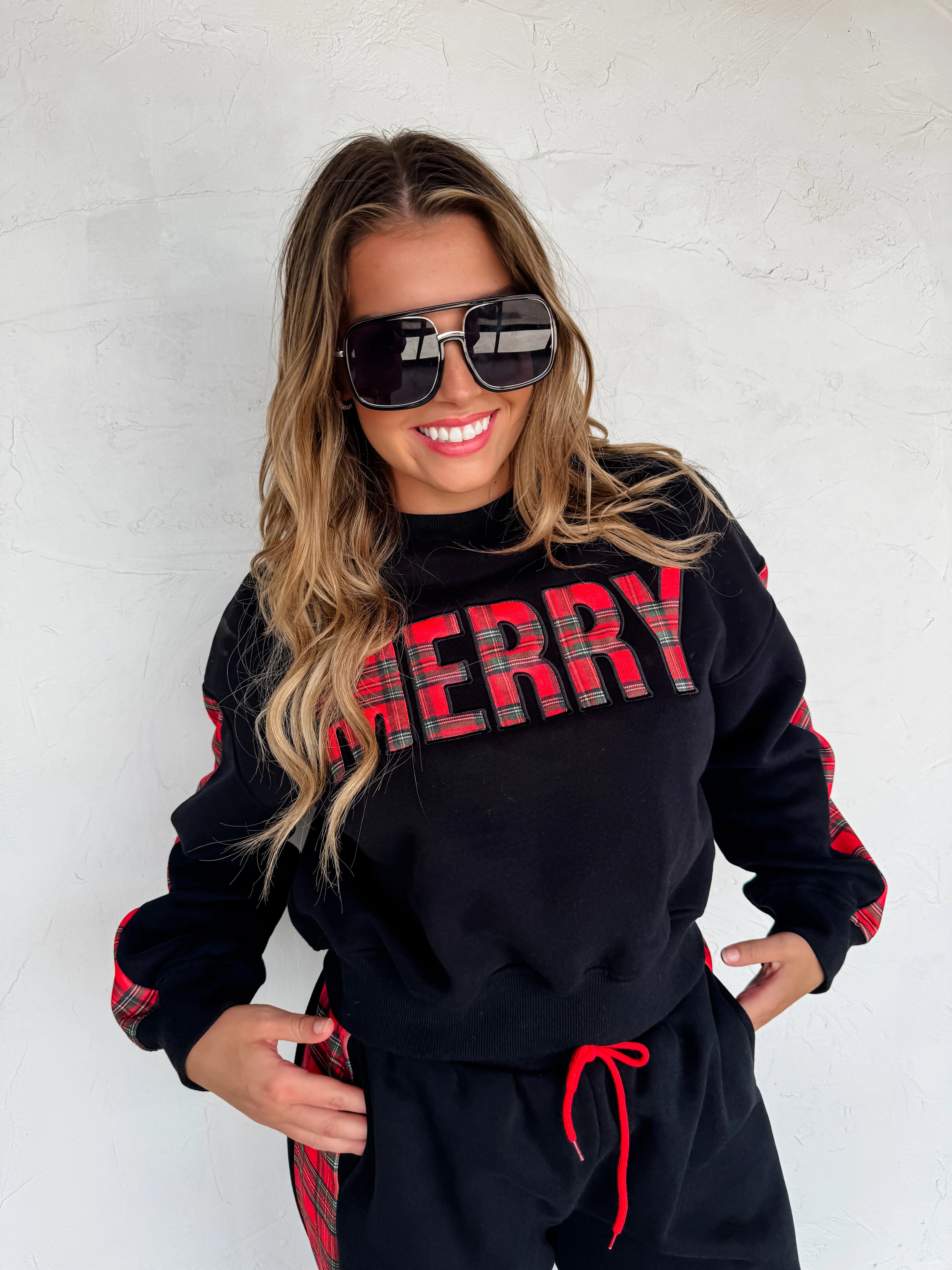 Merry Plaid Fleece Set