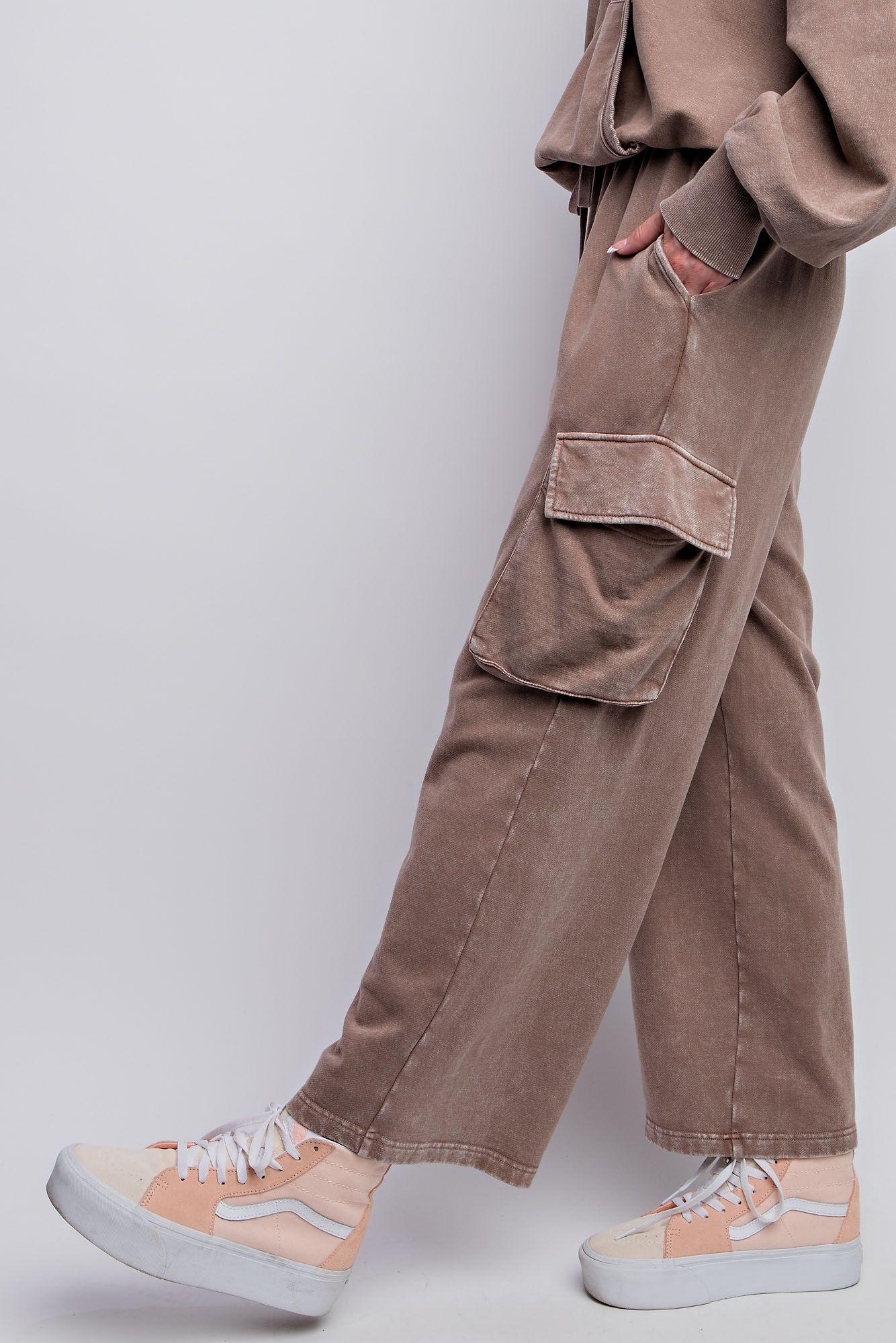 Cargo Terry Wash Pants