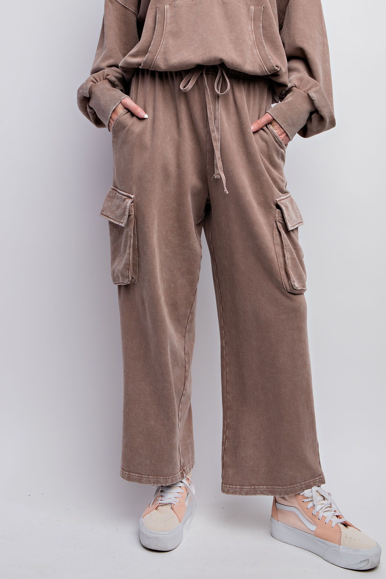Cargo Terry Wash Pants