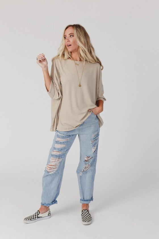 Cozy Cool Oversized Tee