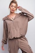 Relaxed Fit Hoodie in Mocha