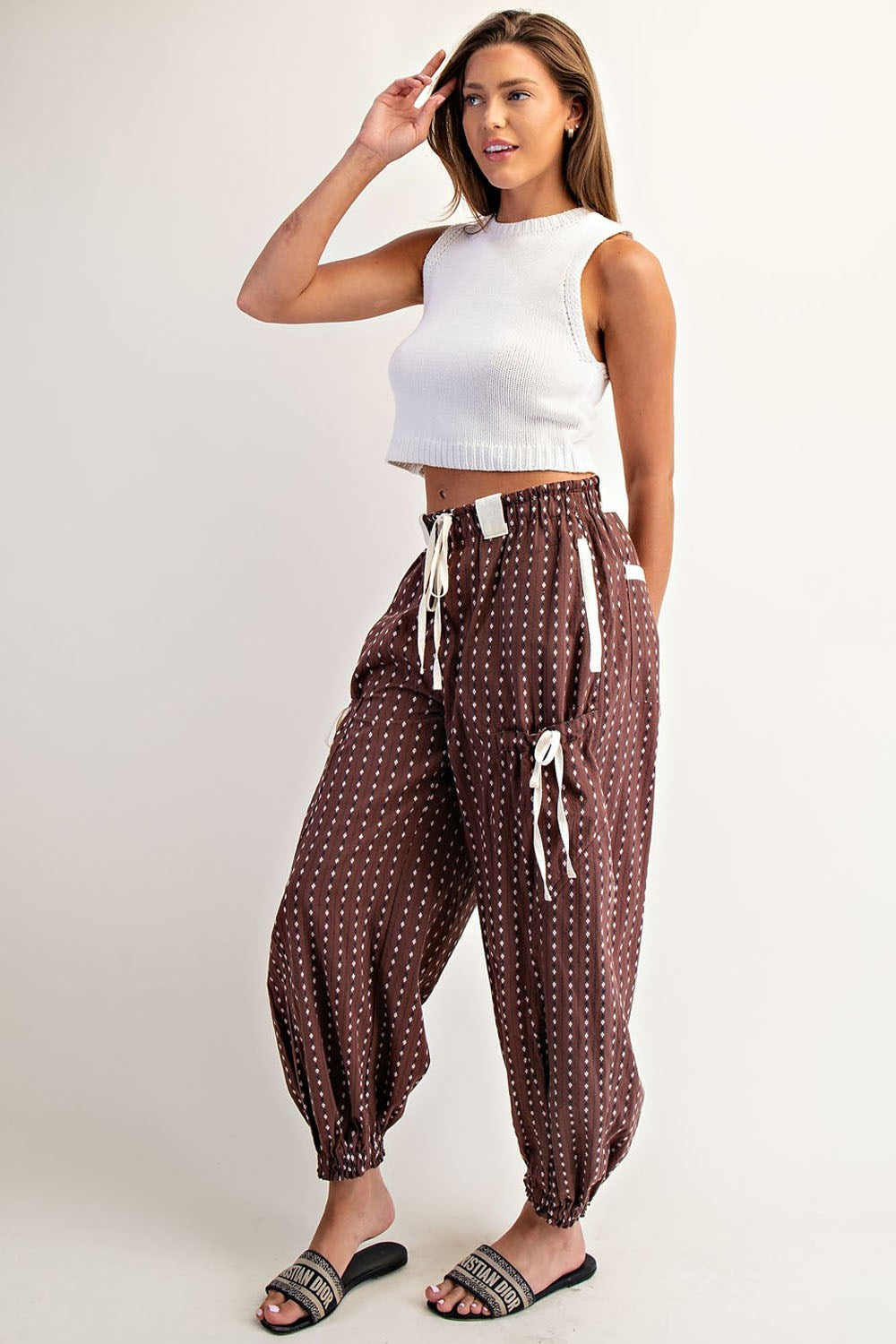 Soft Wash Joggers in Brownie