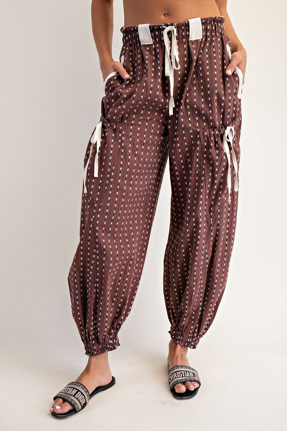 Soft Wash Joggers in Brownie