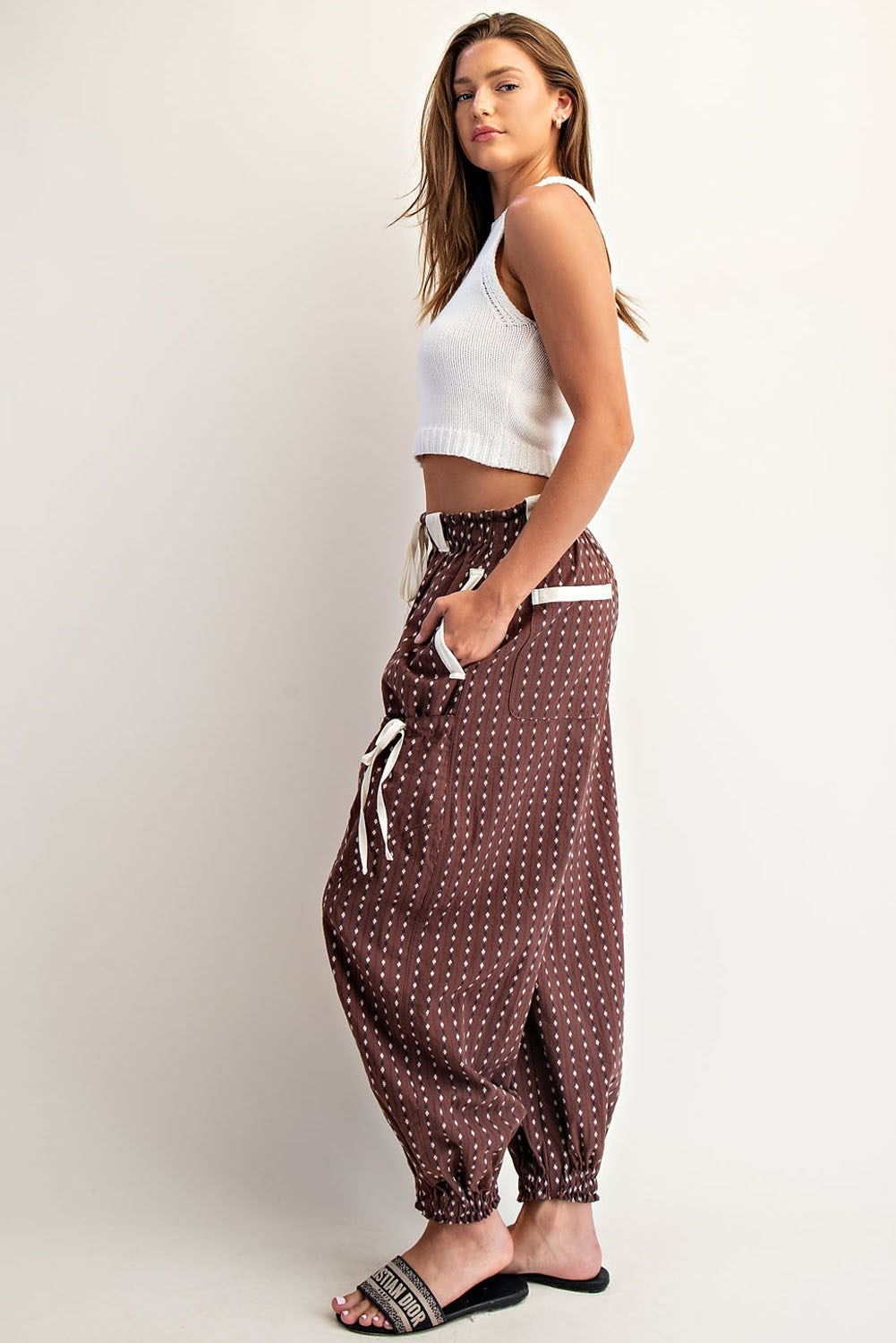 Soft Wash Joggers in Brownie