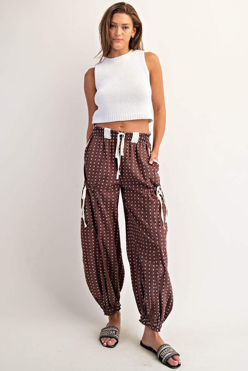 Soft Wash Joggers in Brownie