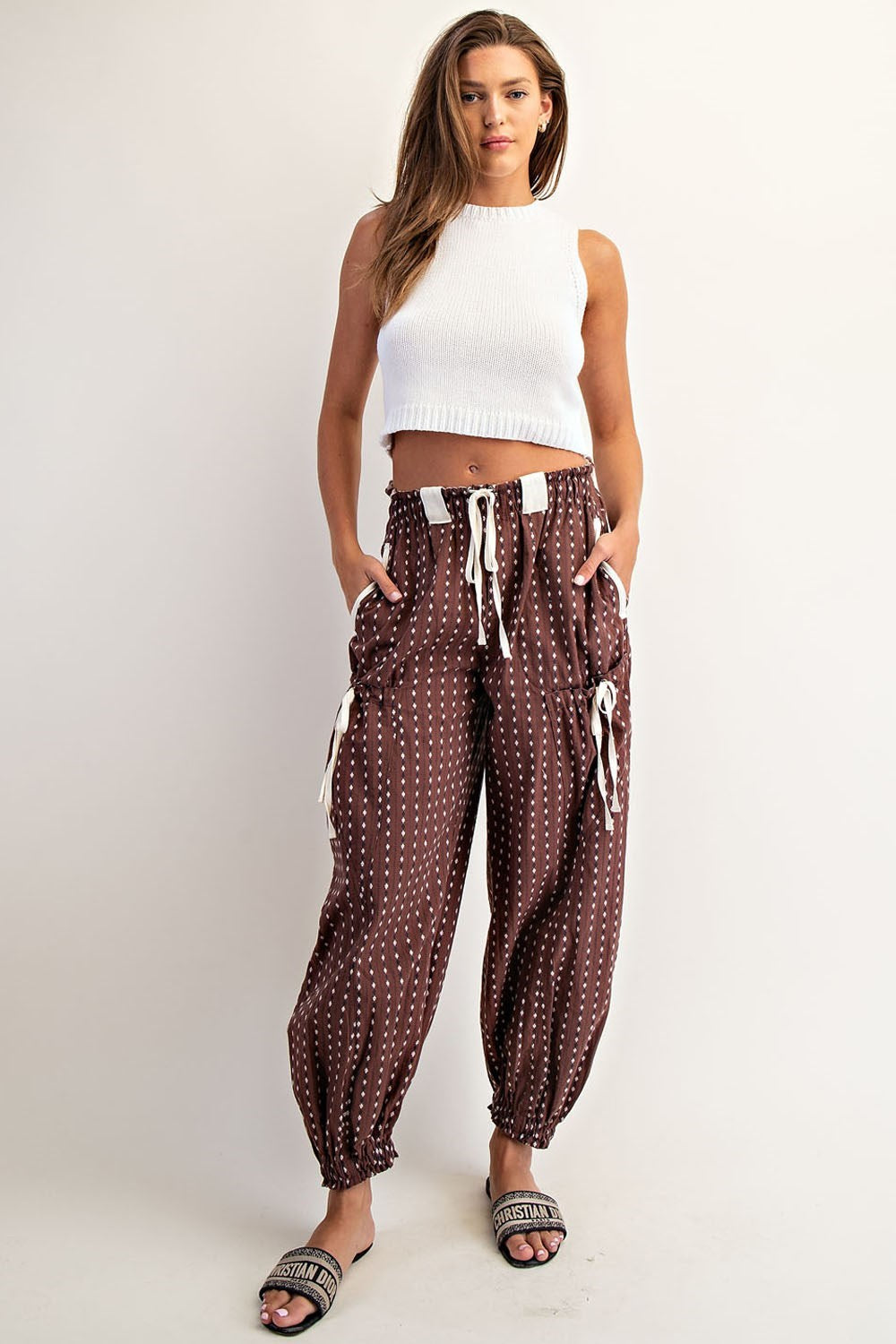 Soft Wash Joggers in Brownie