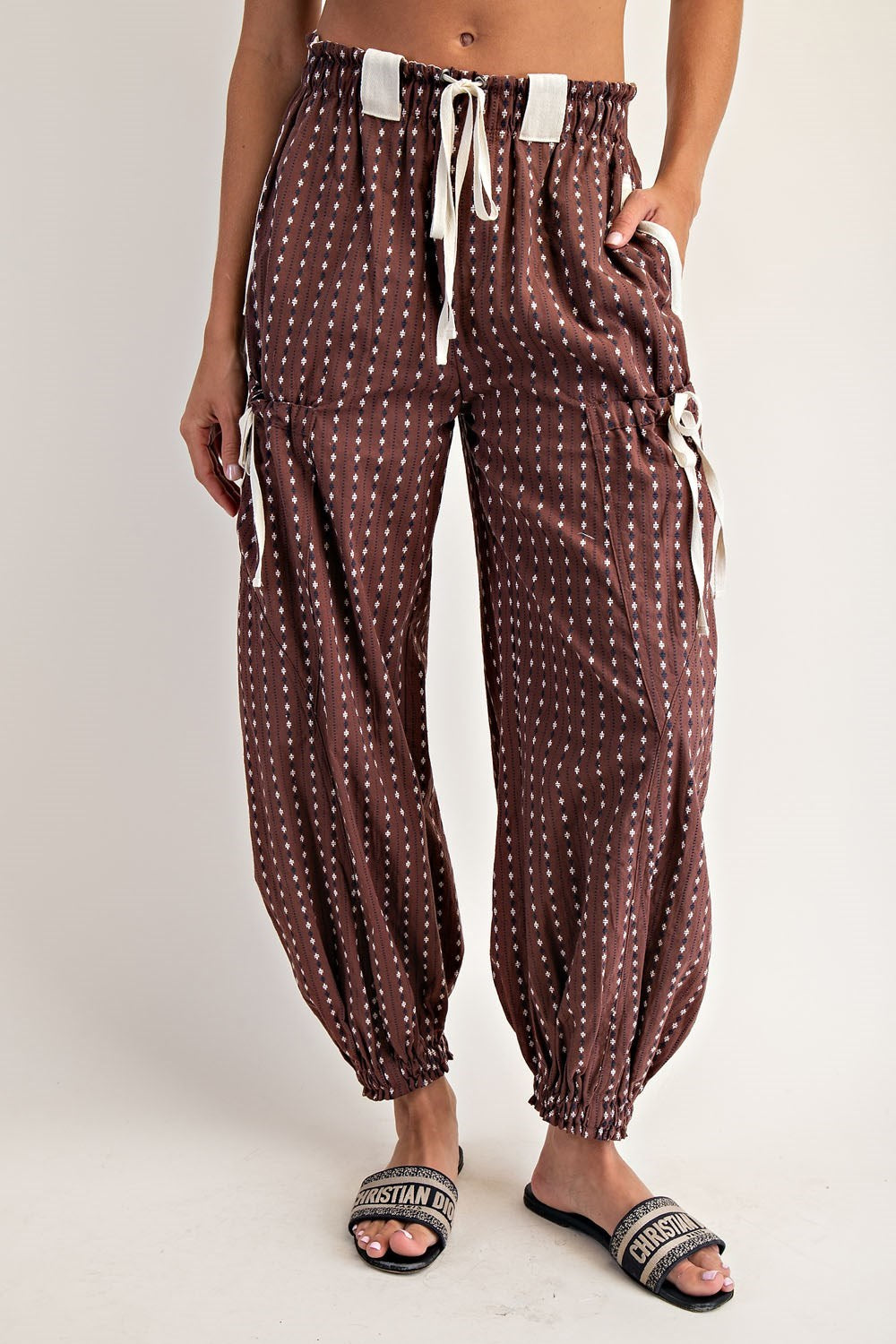 Soft Wash Joggers in Brownie