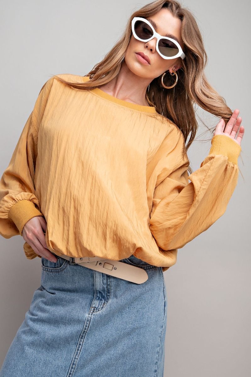 Parachute Woven Top in Straw 40%off you code sale40