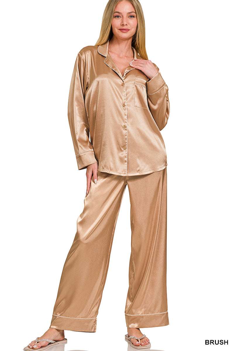 Satin Pajama Set