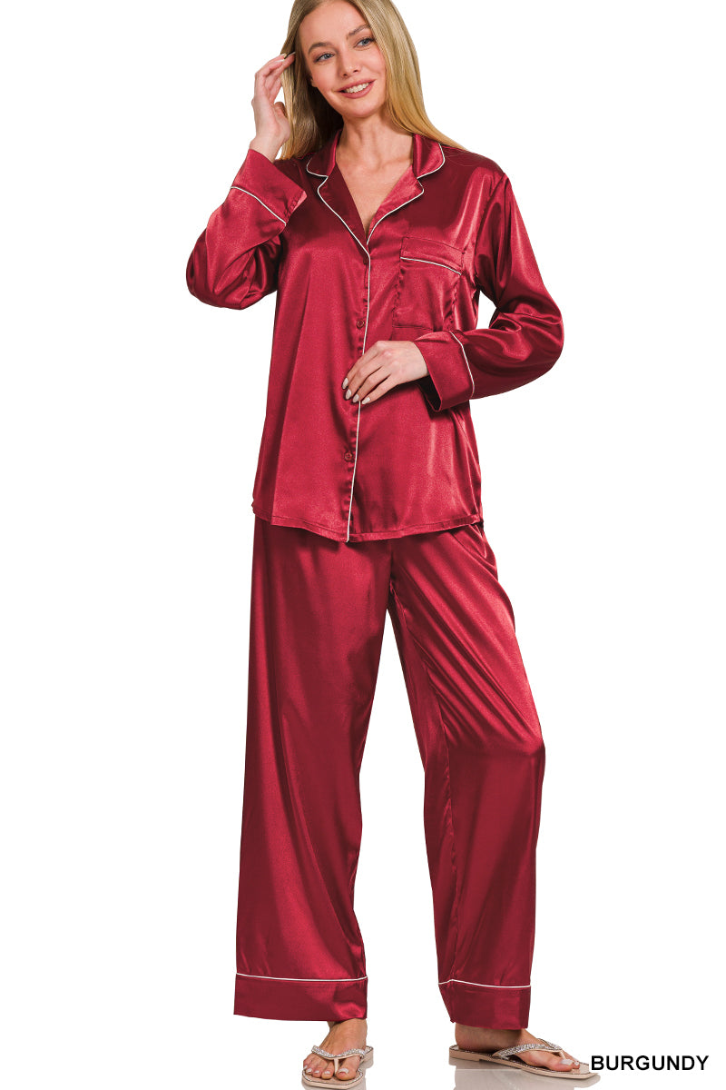 Satin Pajama Set