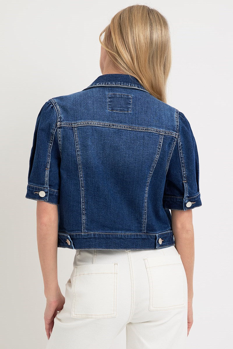 Puff Sleeve Crop Jacket