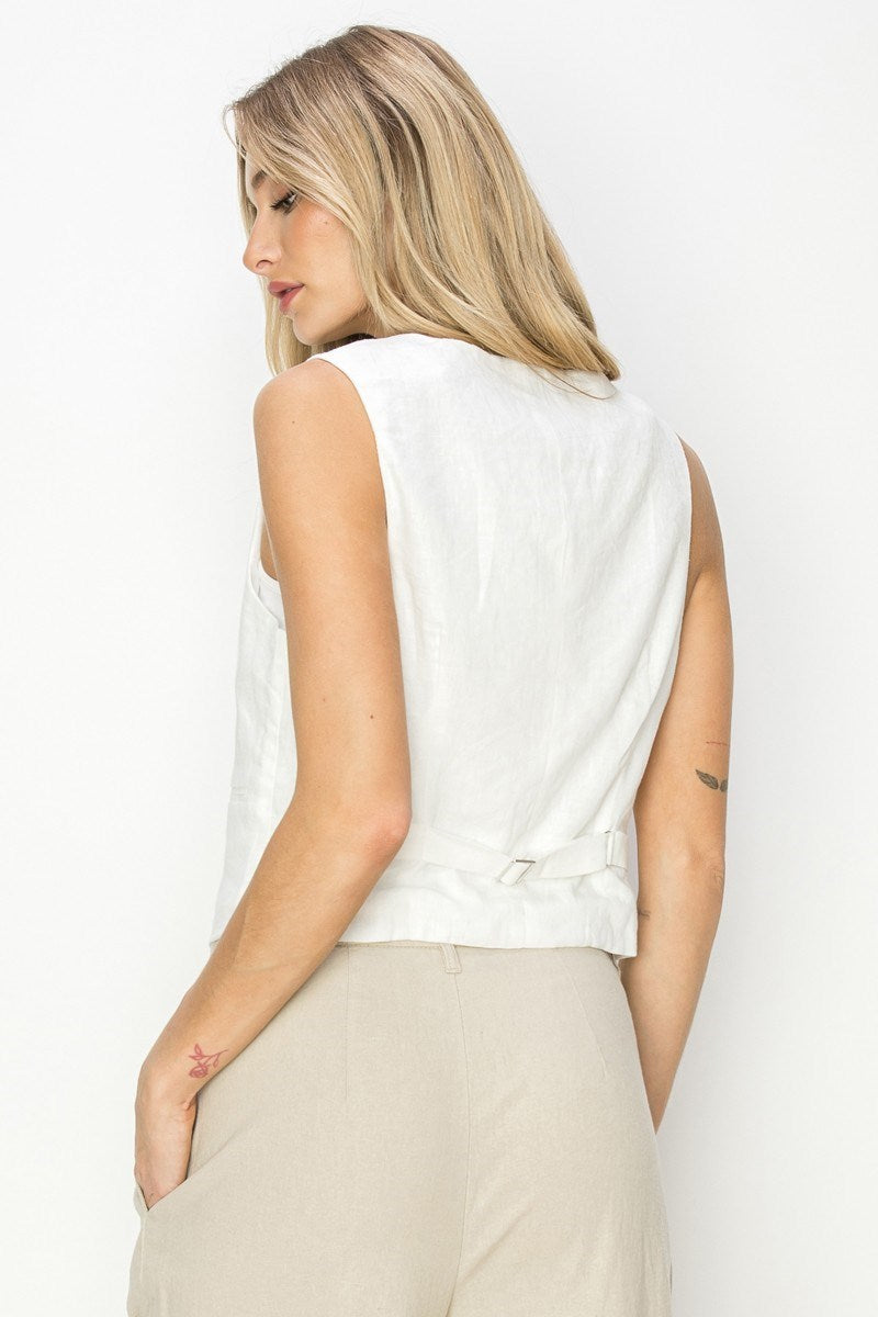 Linen Vest