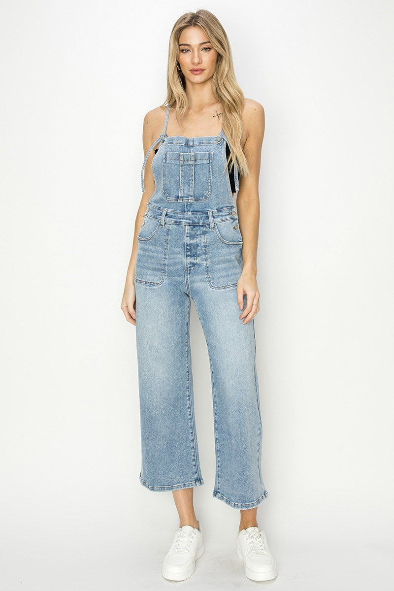 Risen Crop Straight Overalls