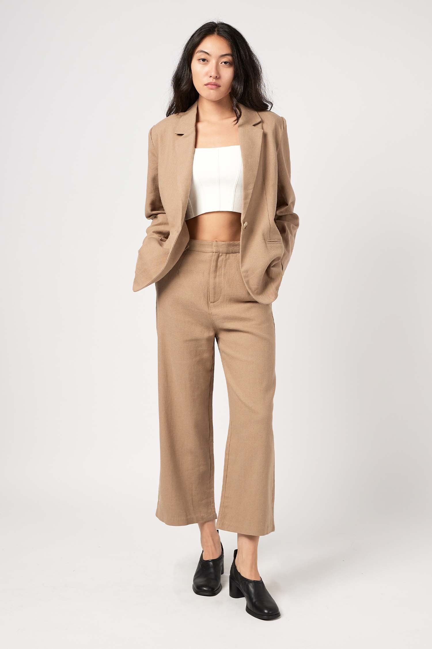 Reagan Pants in Taupe