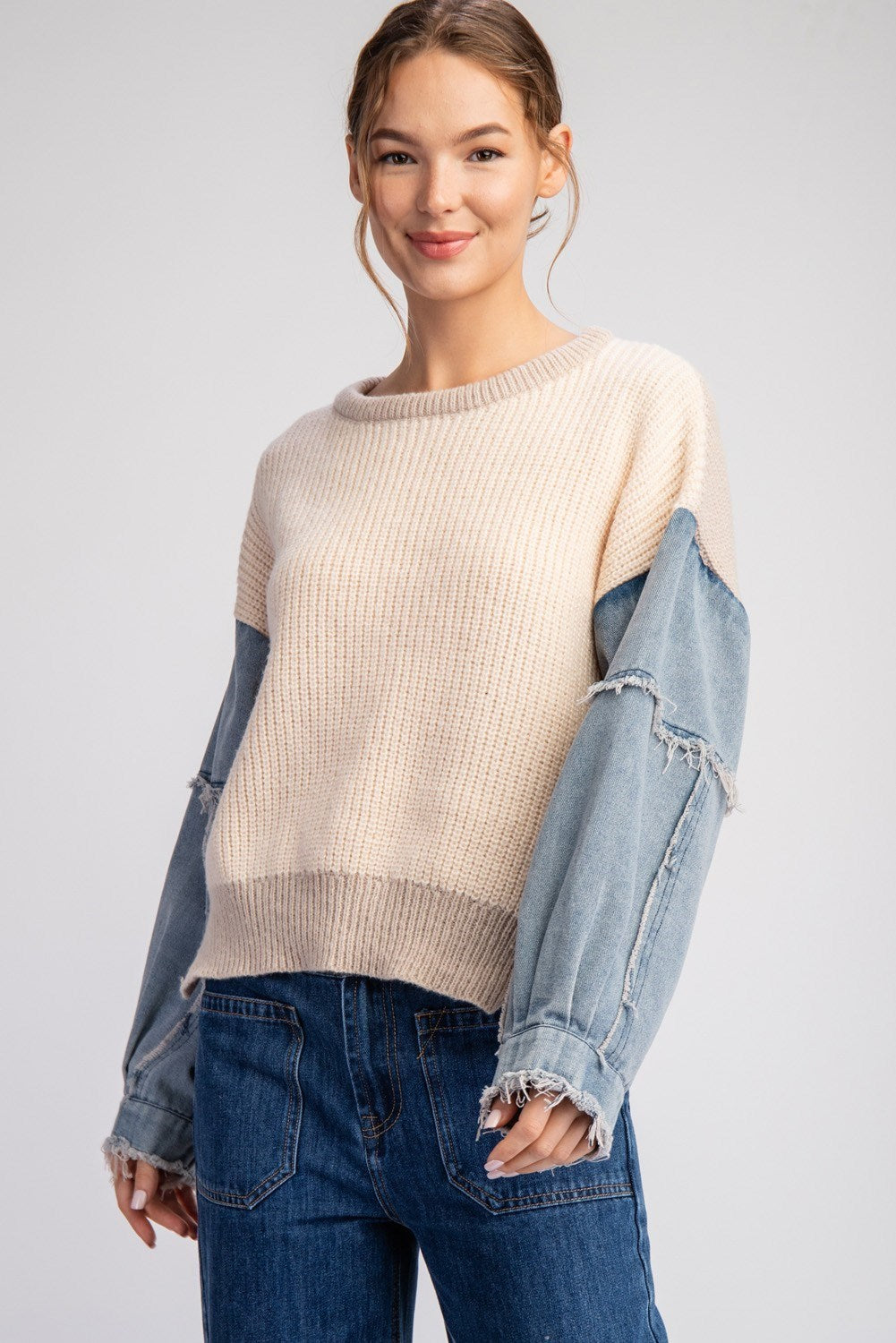 The Denim Sweater