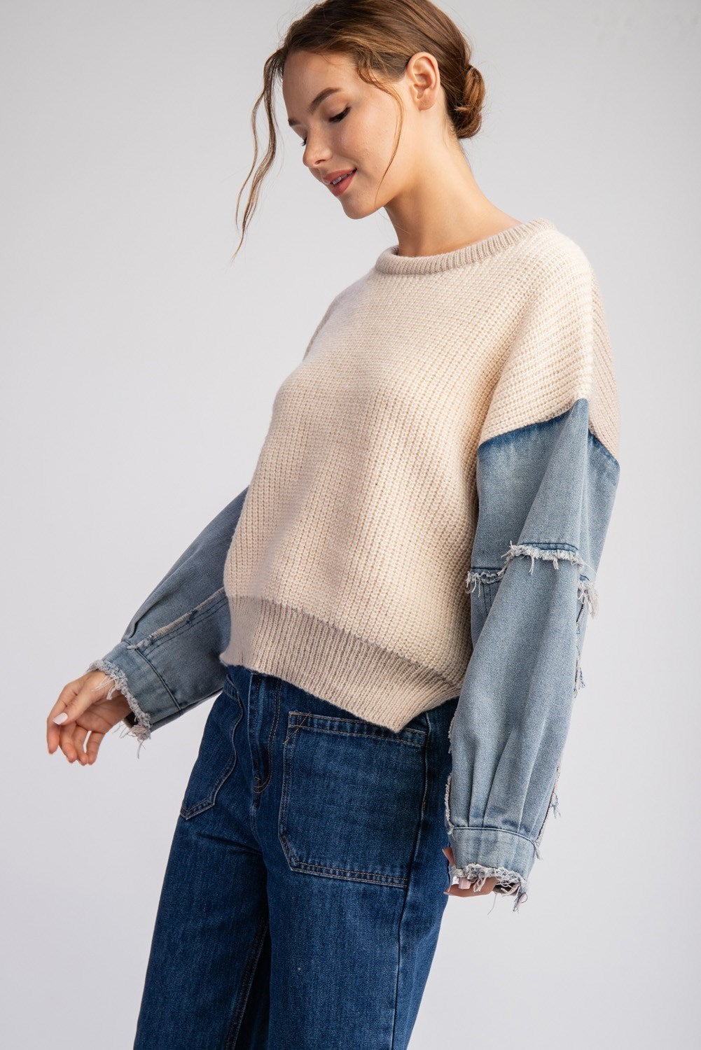 The Denim Sweater