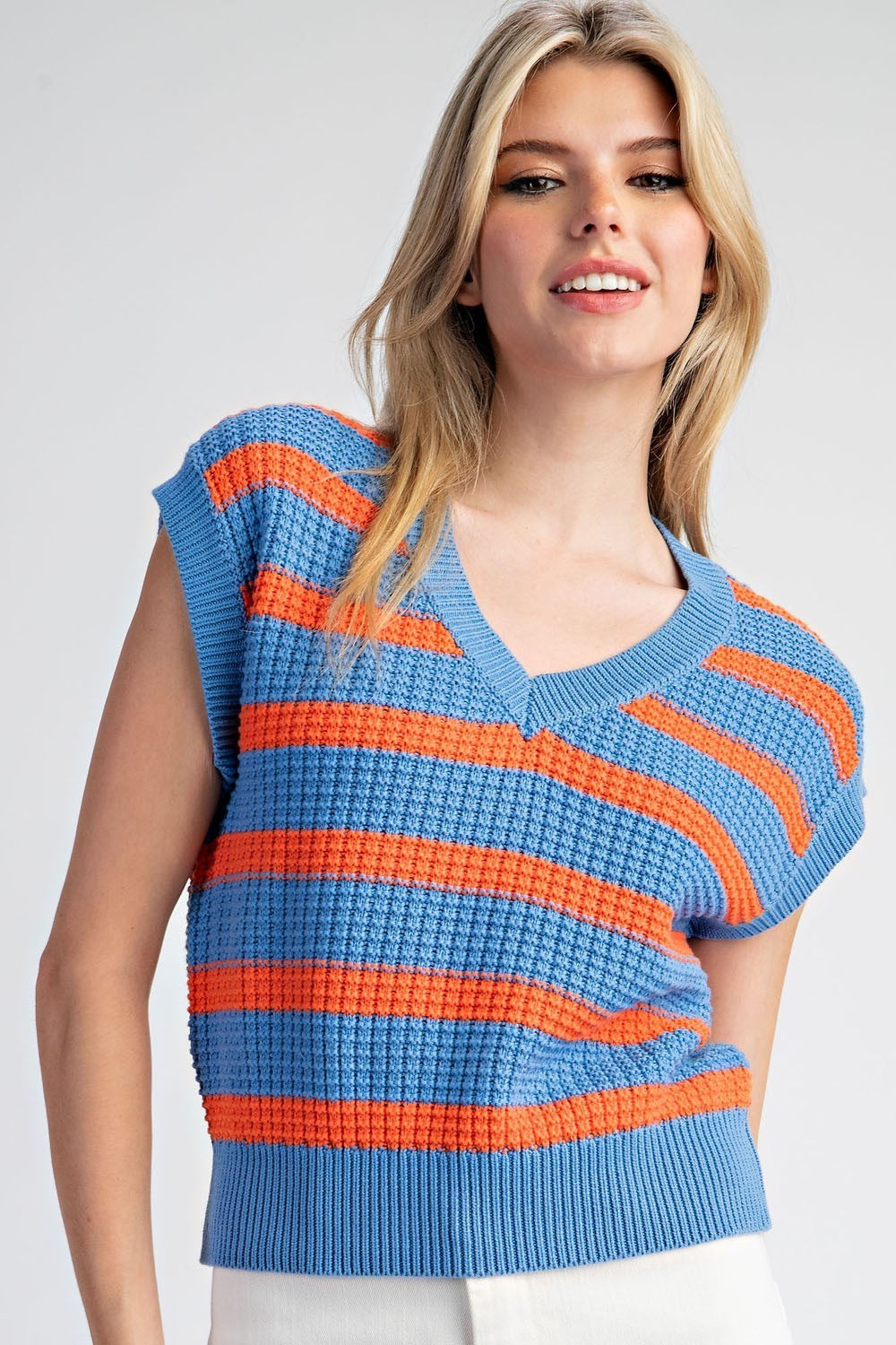 Stripe Sweater Vest