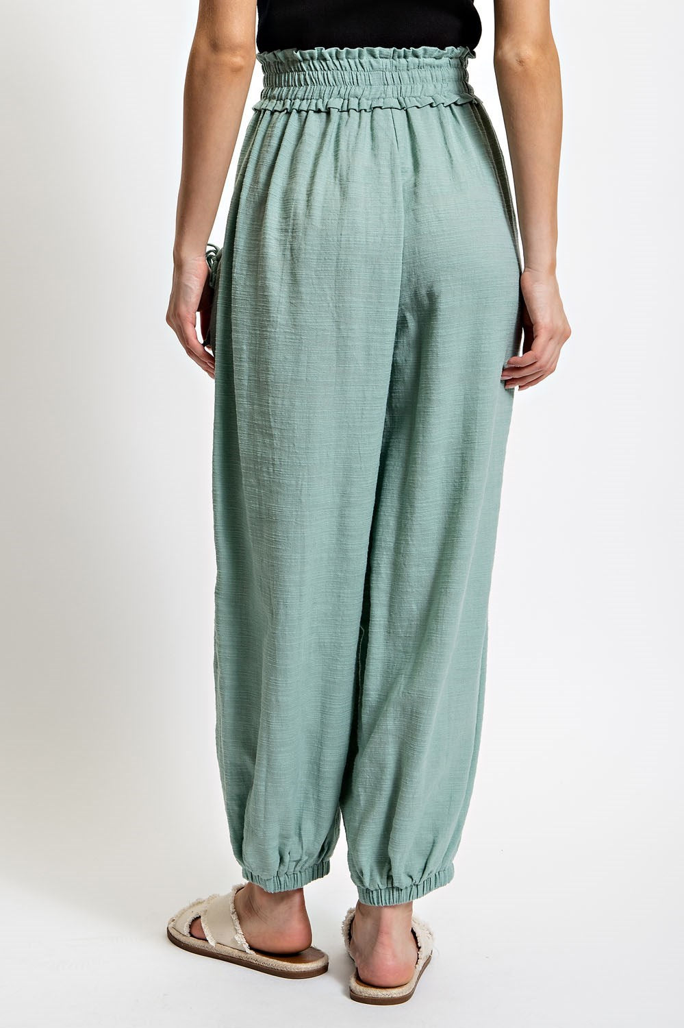Voluminous Relaxed fit pant in Mint