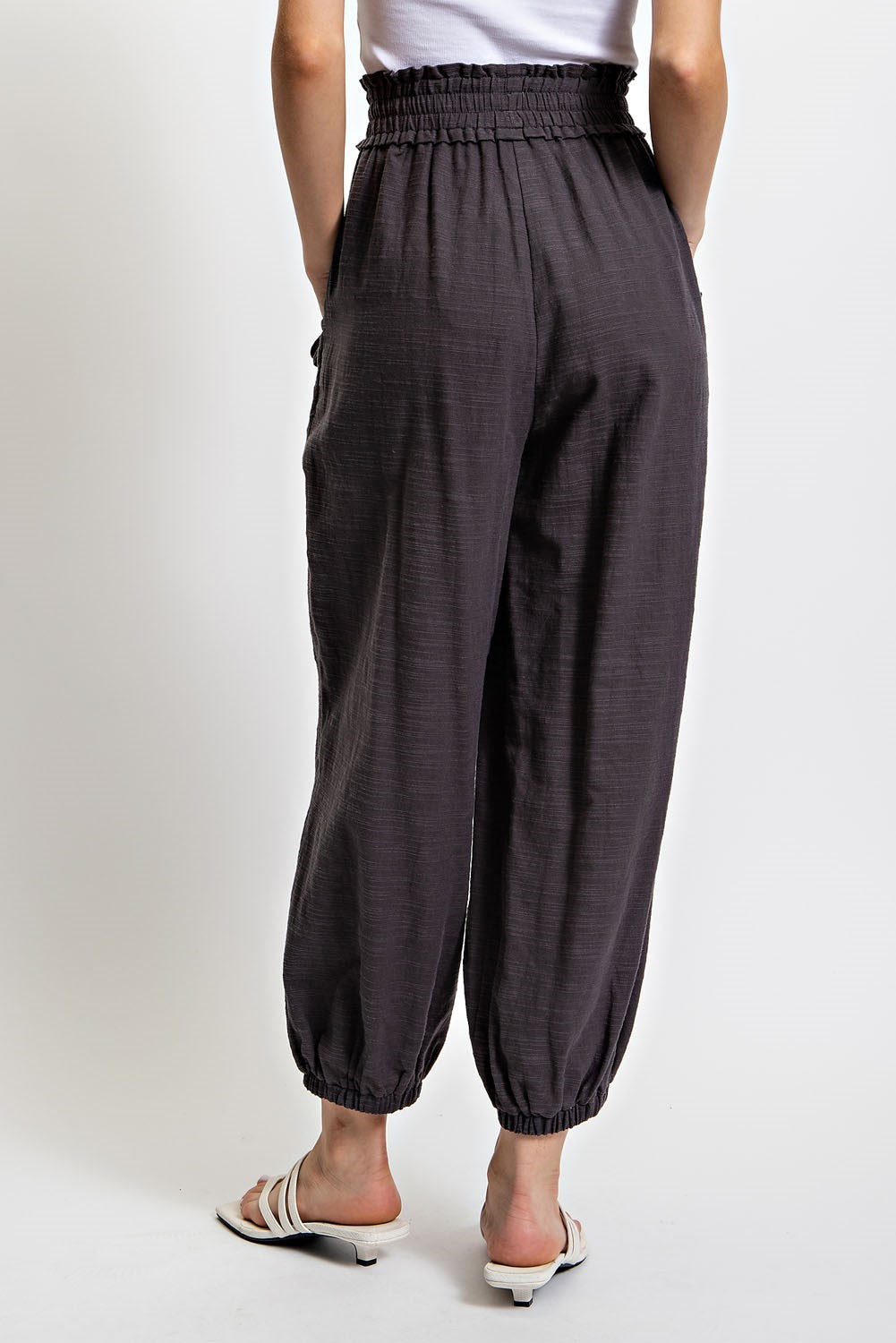 Voluminous Relaxed fit pant in Ash