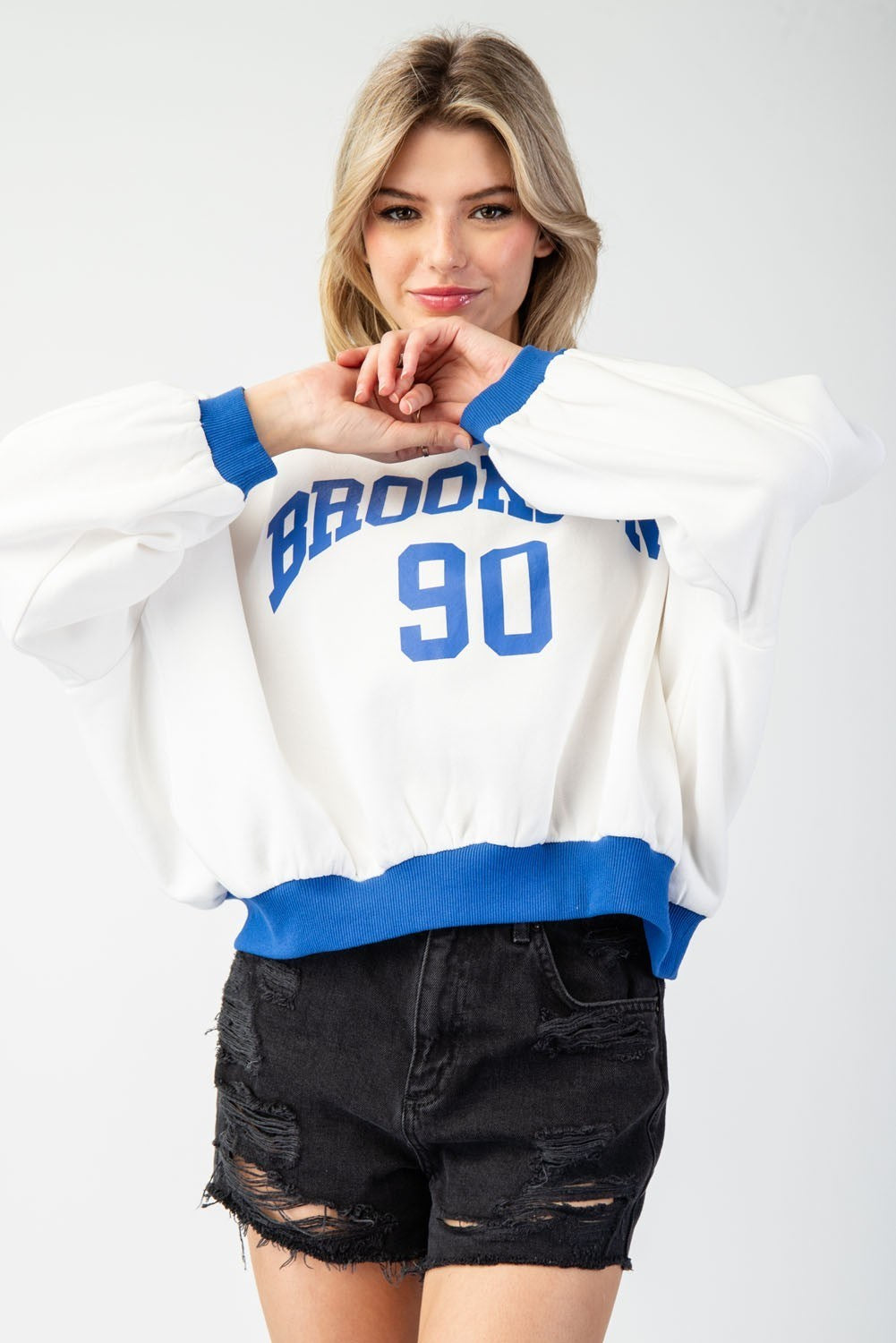 Long Sleeve Brooklyn Printed Top