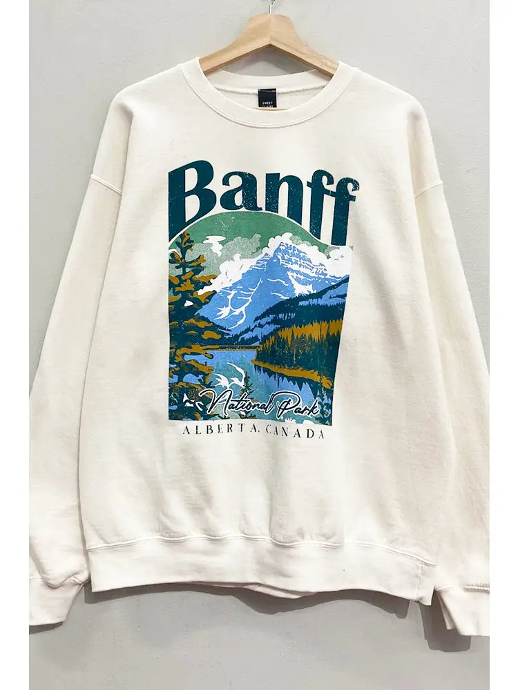Banff, Canada Graphic Sweater
