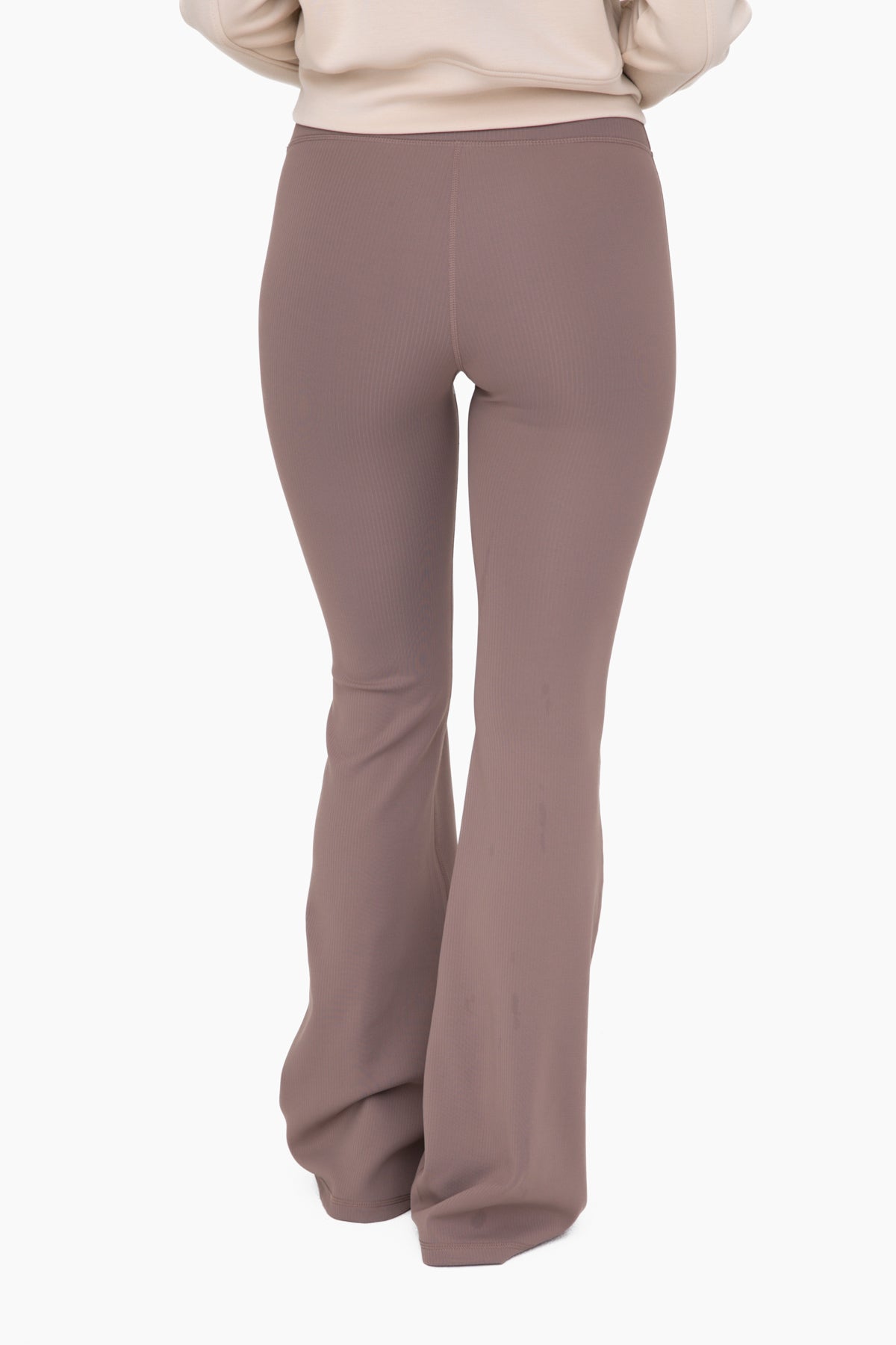 Flare leggings in Deep Taupe