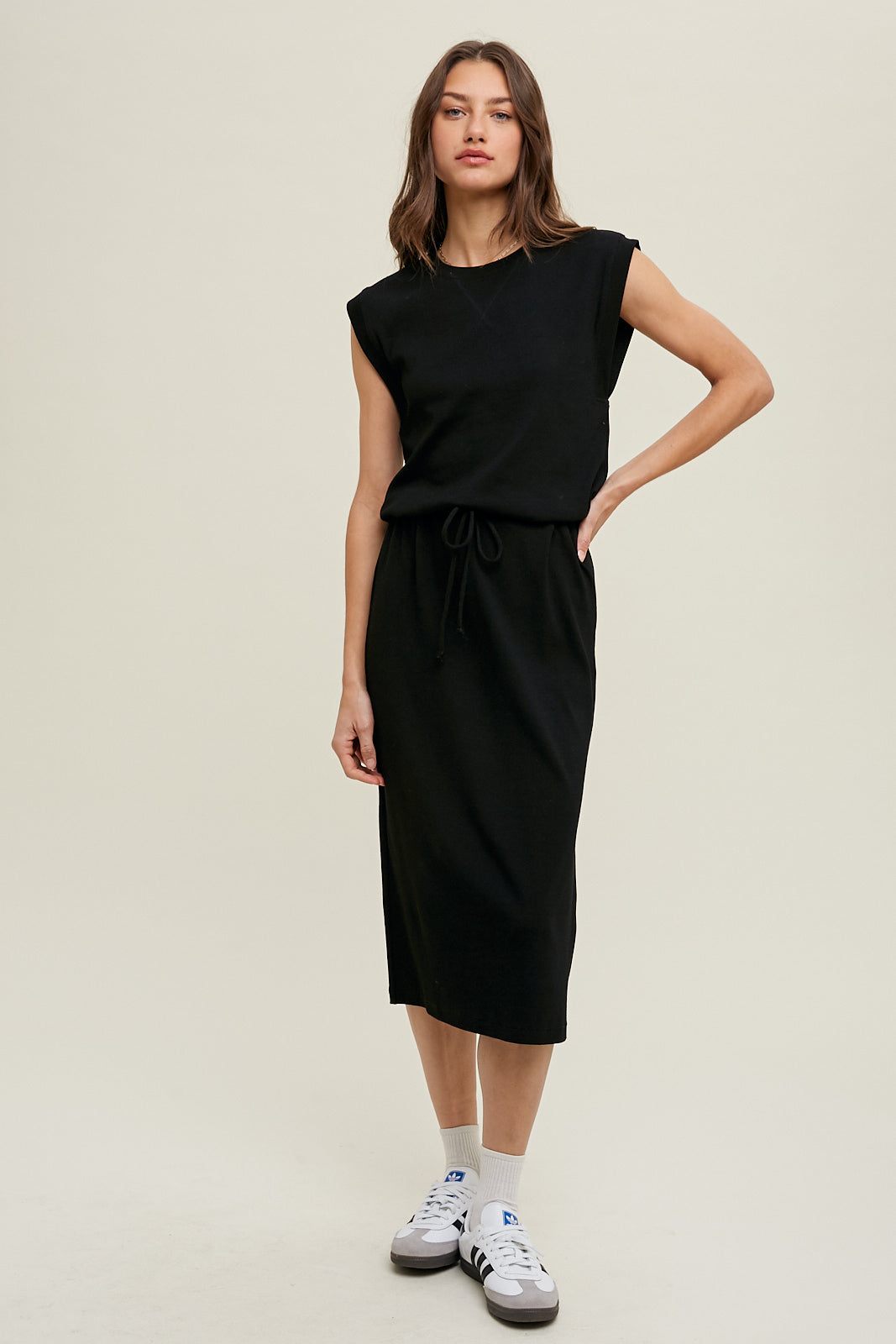 Ribbed Midi Dress available in 3 colors