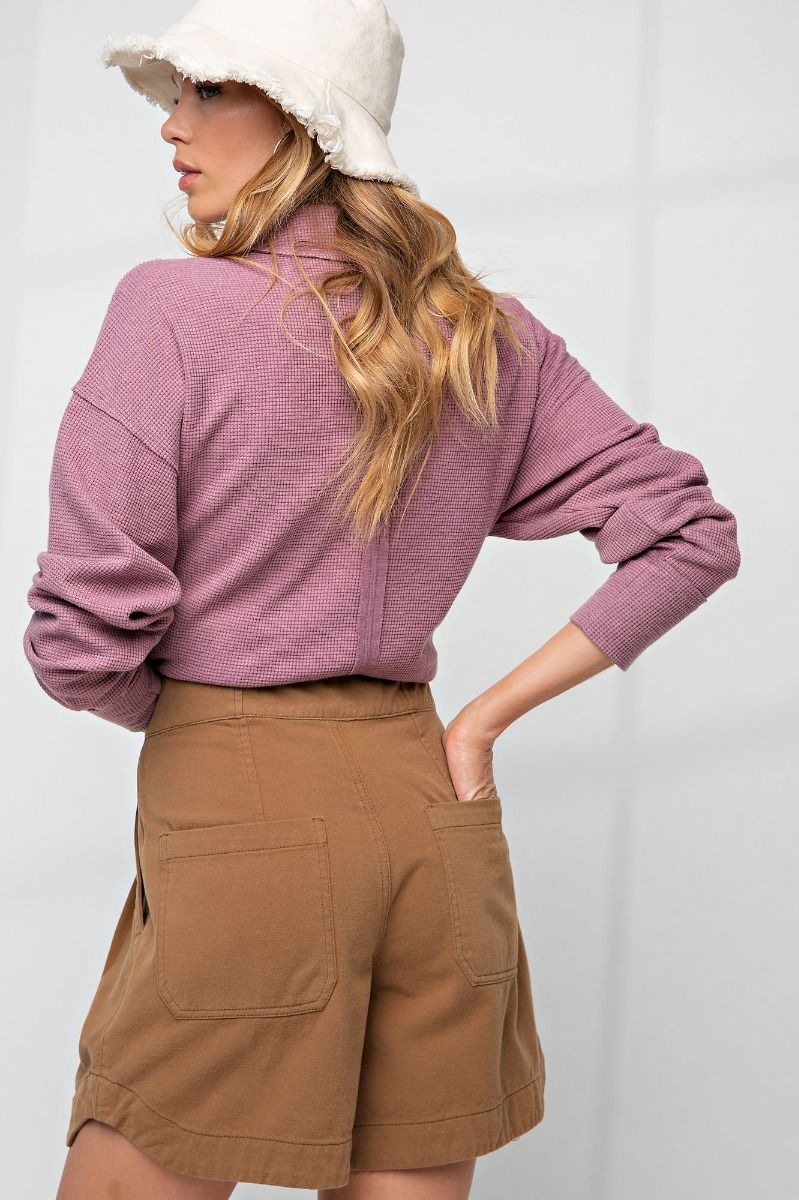 Soft Twill Shorts in Two Colors