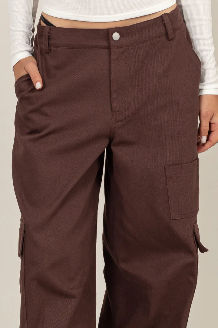Cargo Style Pants in Two Colors