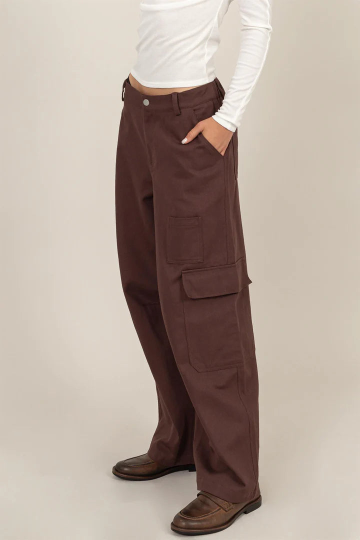 Cargo Style Pants in Two Colors