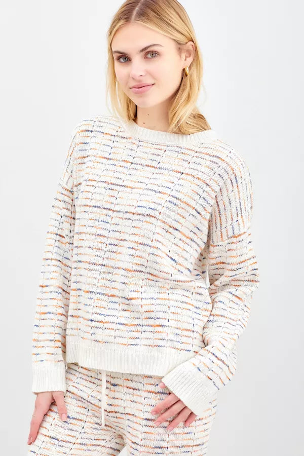 Long sleeve multi color top
