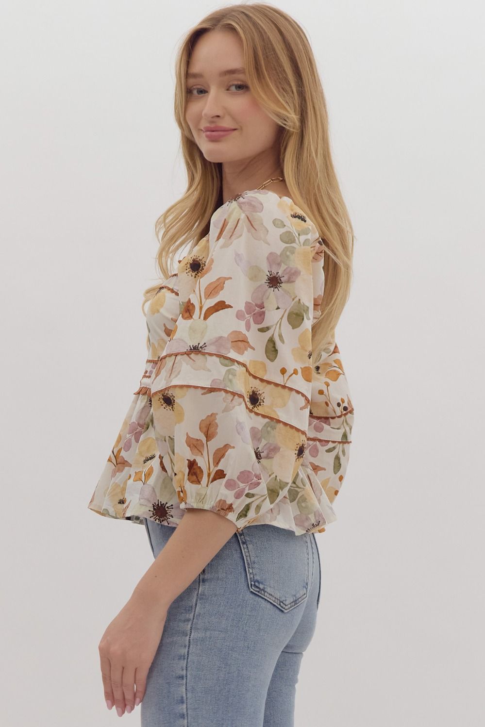 Petal Perfect Peplum Top