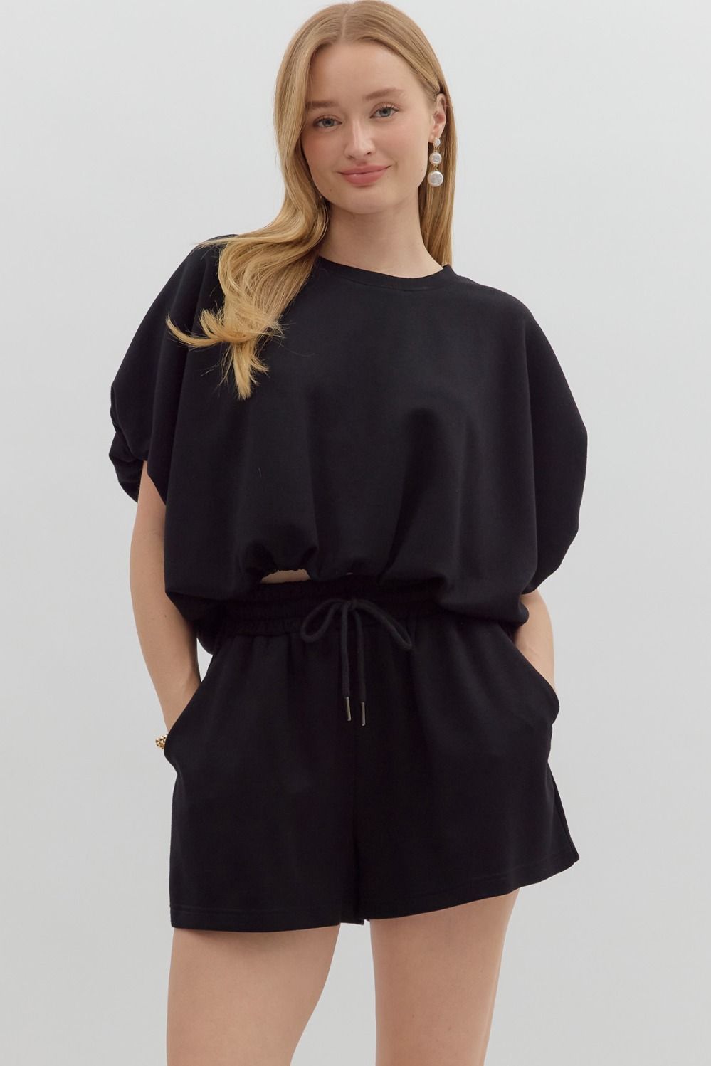 Bubble Hem Short Set