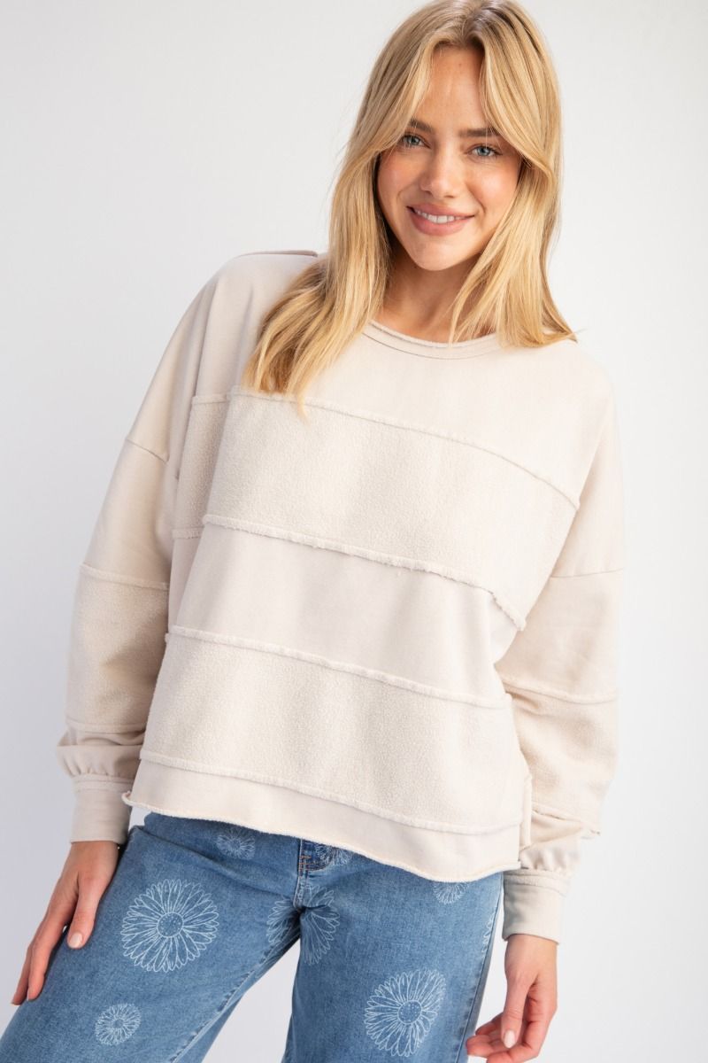 Knit Mineral Washed Top