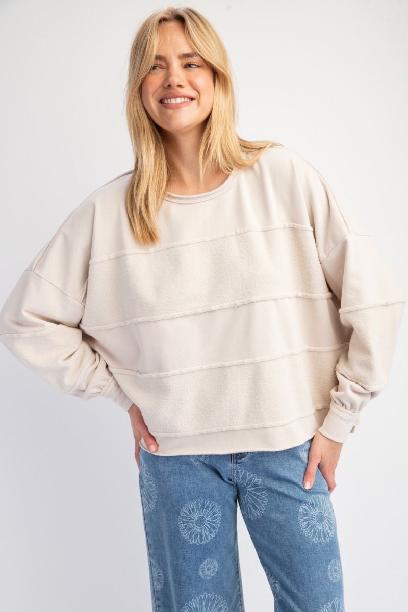 Knit Mineral Washed Top