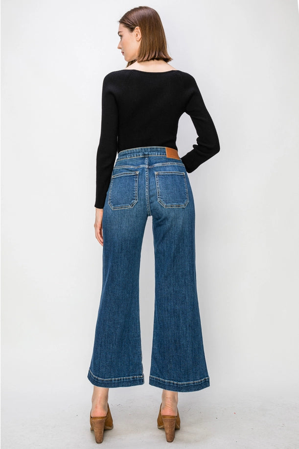 Artemis Vintage High Rise Crop Jeans