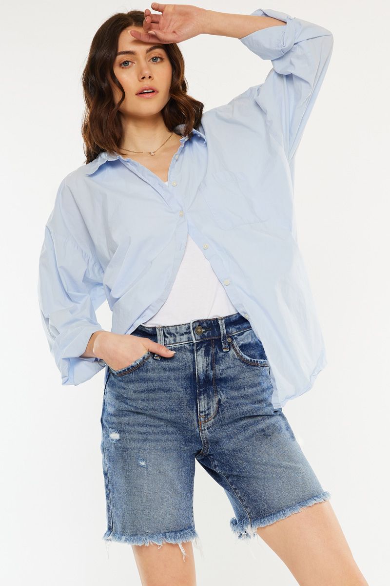 Kancan Brand Ultra High Rise Bermuda