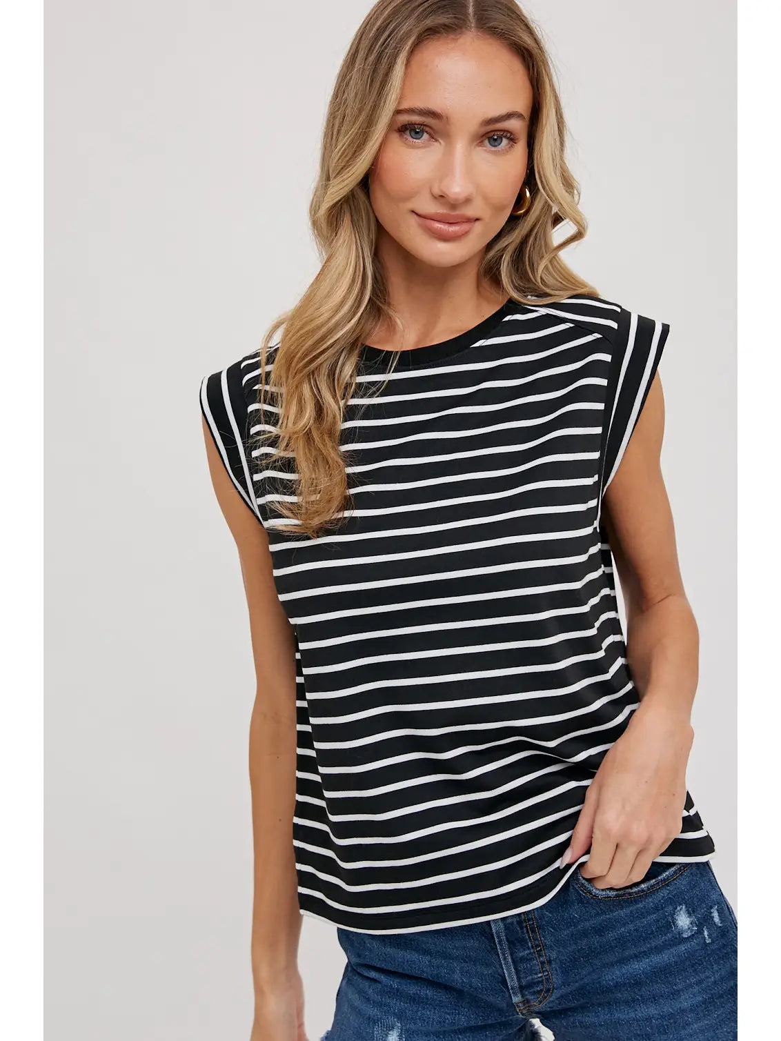 Striped Muscle Top