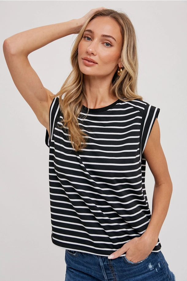 Striped Muscle Top
