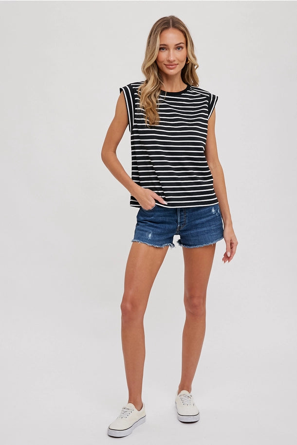Striped Muscle Top